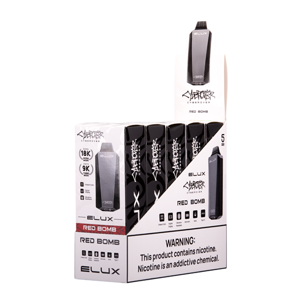 Red Bomb ELUX Cyberover Vape 5-Pack