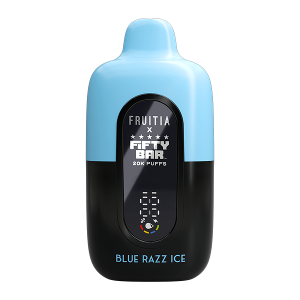 Blue Razz Ice FRUITIA X Fifty Bar 20K