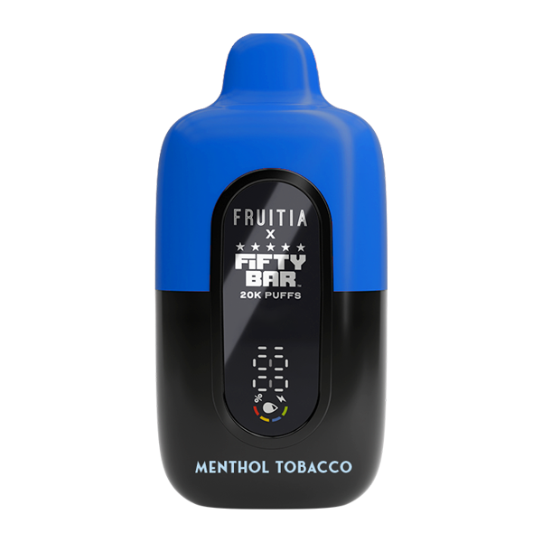 Menthol Tobacco FRUITIA X Fifty Bar 20K
