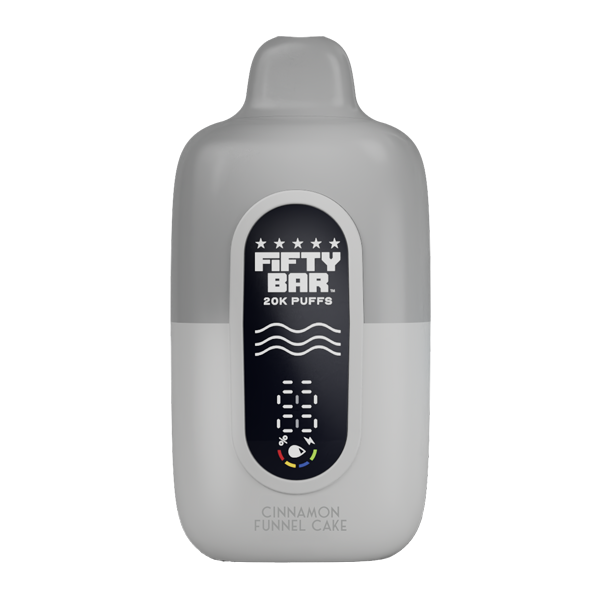 Cinnamon Funnel Cake Fifty Bar 20K Silver Series Vape