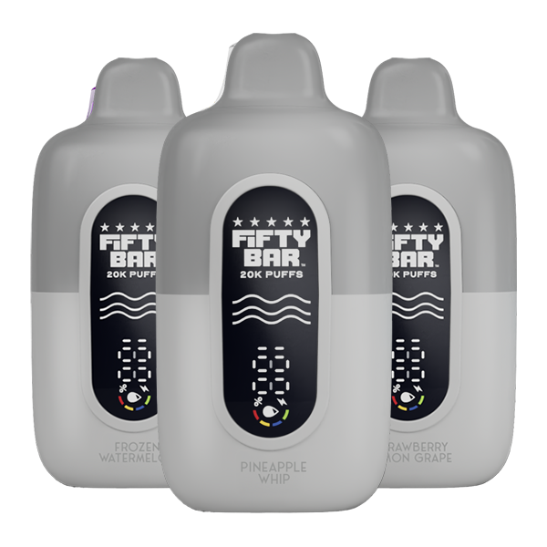 FIFTY BAR Silver Series 20mg Sampler Pack