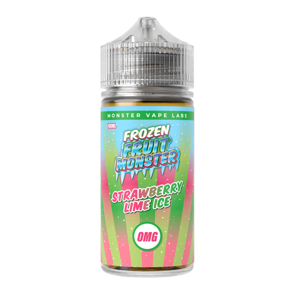 Strawberry Lime Ice MONSTER LABS Frozen Fruit Monster ZERO Nicotine 100ml