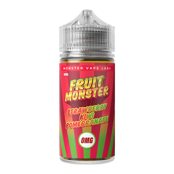 Strawberry Kiwi Pomegranate MONSTER LABS Fruit Monster ZERO Nicotine 100ml