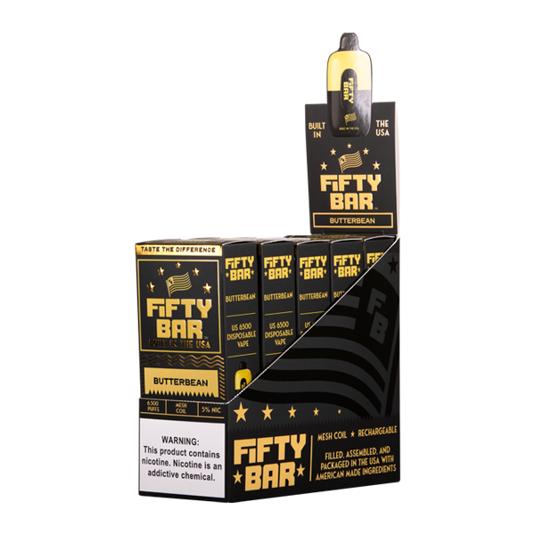 Butterbean Fifty Bar Vape 5-Pack