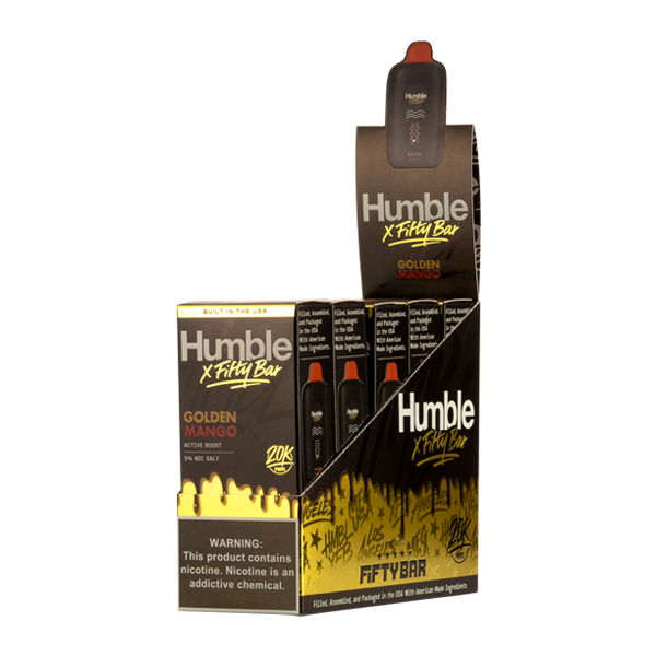 Golden Mango HUMBLE X Fifty Bar 20K Vapes