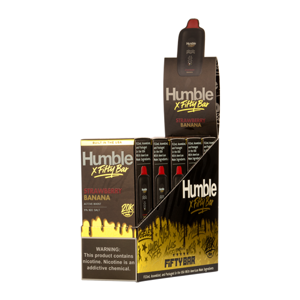 Strawberry Banana HUMBLE X Fifty Bar 20K Vapes