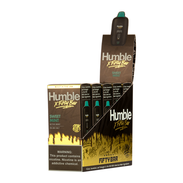 Sweet Mint HUMBLE X Fifty Bar 20K Vapes