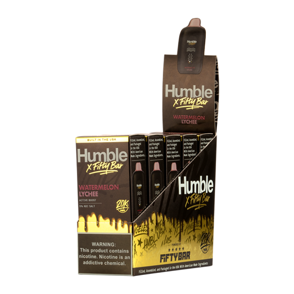 Watermelon Lychee HUMBLE X Fifty Bar 20K Vapes
