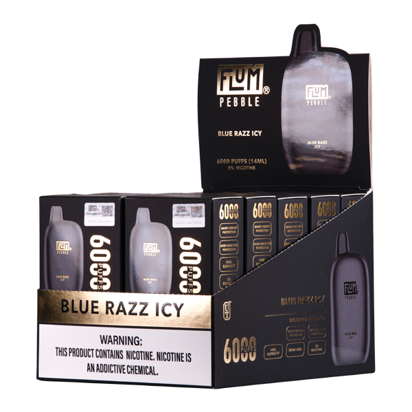 Blue Razz Icy FLUM Pebble Vape – Mi-One Brands