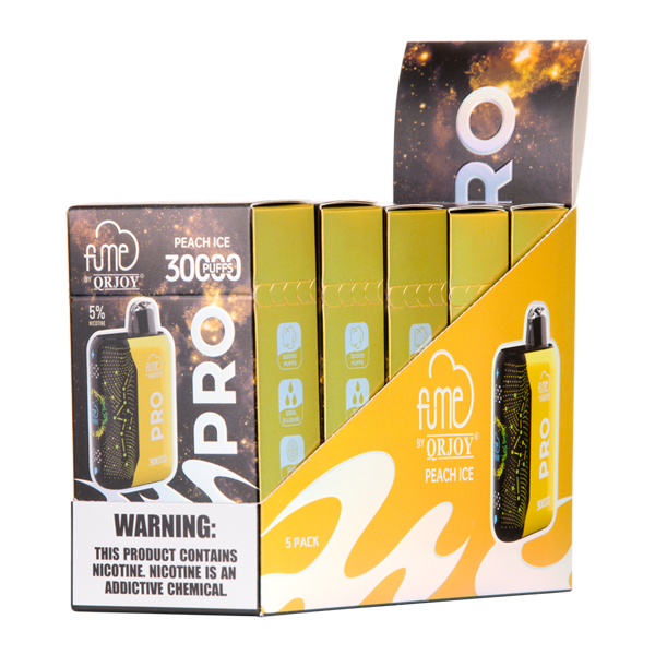 Peach Ice FUME PRO 30K Vapes