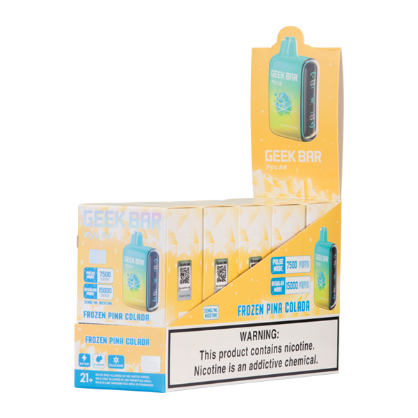 Frozen Pina Colada Geek Bar Pulse Vape 5 Pack