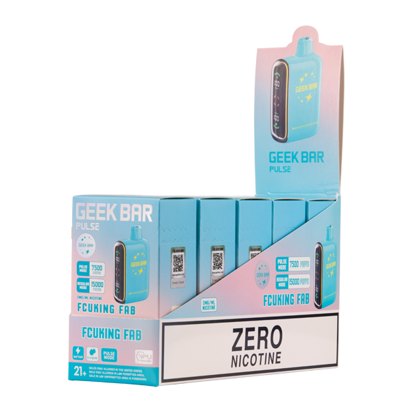 5 Pack of Fcuking FAB Geek Bar Pulse ZERO