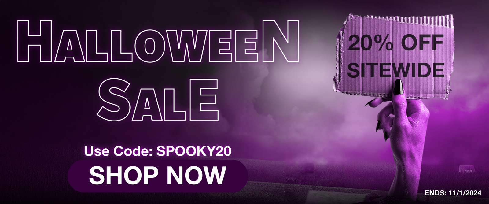 Halloween Sale 2024 Desktop