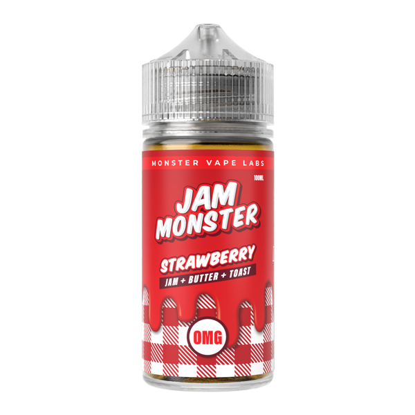 Strawberry MONSTER LABS Jam Monster ZERO Nicotine 100ml