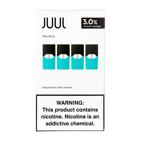 JUUL Menthol Pods 3% Nicotine Strength