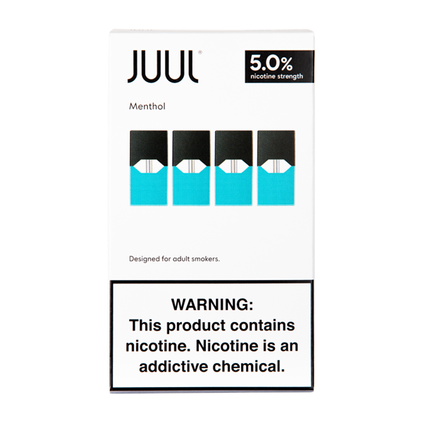JUUL Menthol Pods 5% Nicotine Strength