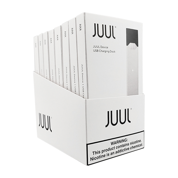 JUUL Silver Vape Device Kit 8-Pack