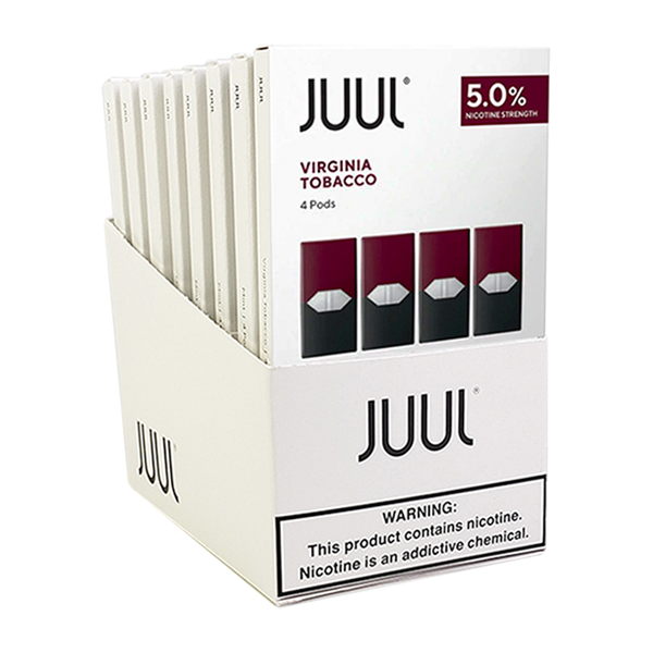 JUUL Virginia Tobacco Pods 5% Nicotine Strength 8-pack