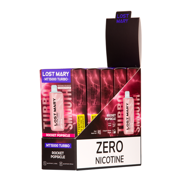 Rocket Pop Lost Mary MT15000 Turbo (ZERO Nicotine)