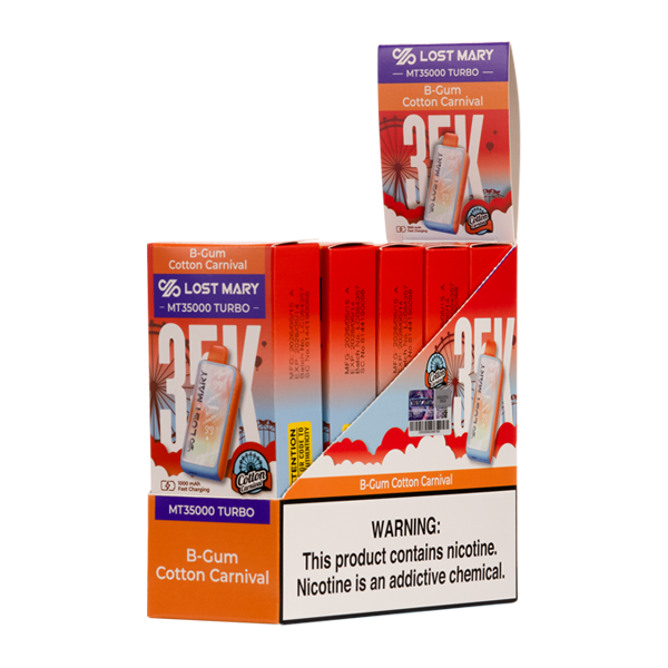 B-Gum Cotton Carnival LOST MARY MT35K TURBO Disposables