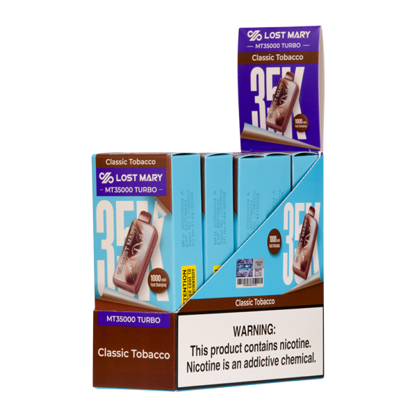 Classic Tobacco Lost Mary MT35K Turbo Vapes