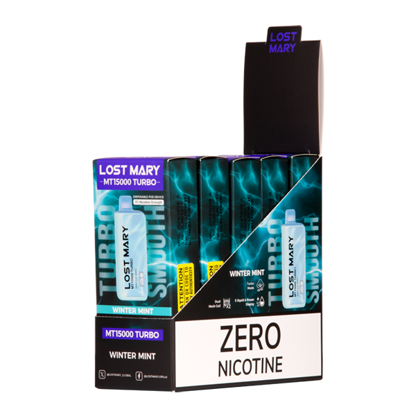 Winter Mint Lost Mary MT15000 Turbo (ZERO Nicotine)