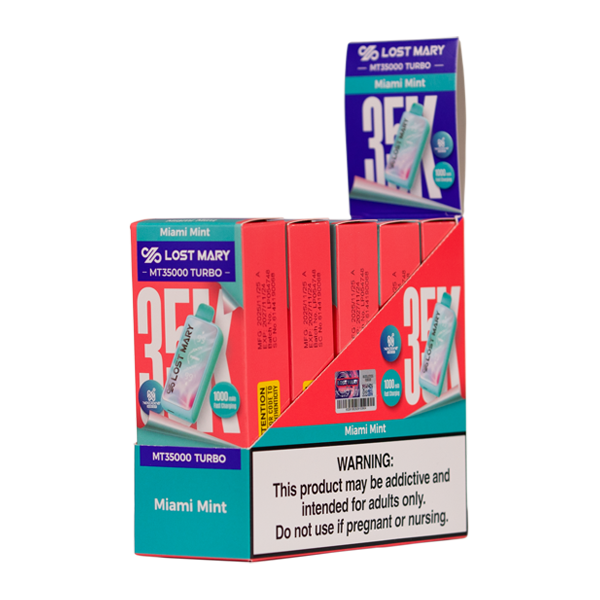 Miami Mint LOST MARY MT35K TURBO Nixodine Vapes