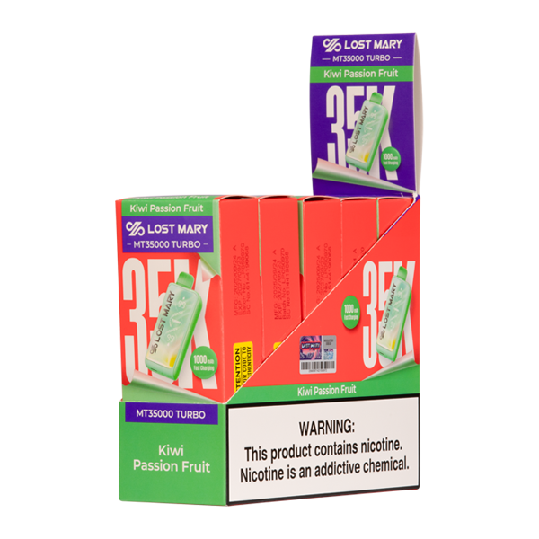 Kiwi Passion Fruit Lost Mary MT35K Turbo Vapes