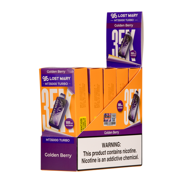 Golden Berry Lost Mary MT35K Turbo Vapes
