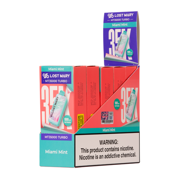 Miami Mint Lost Mary MT35K Turbo Vapes