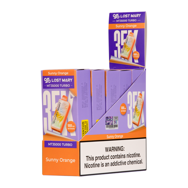 Sunny Orange Lost Mary MT35K Turbo Disposables