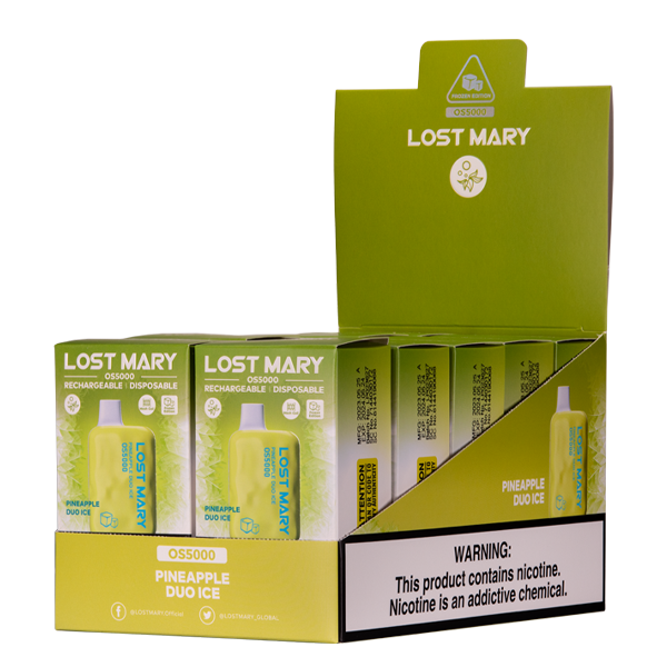 Pineapple Duo Ice Lost Mary OS5000 Disposable Vape 10-Pack
