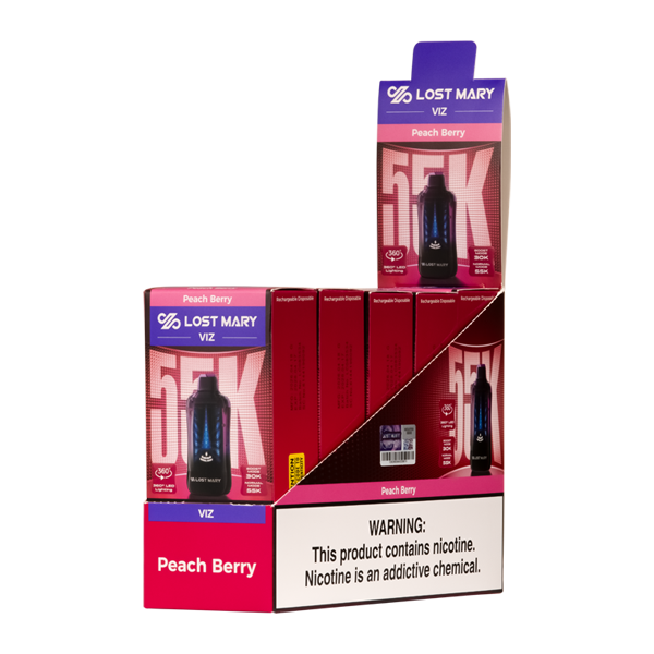 Peach Berry LOST MARY VIZ 55K Dsiposables