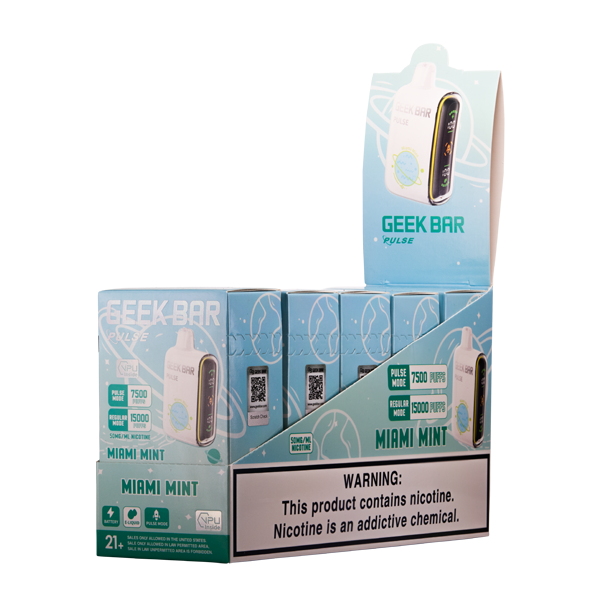 Miami Mint Geek Bar Pulse Vape Miami Mint Geek Bar Pulse Vape