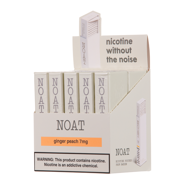 Ginger Peach NOAT Nicotine Pouches