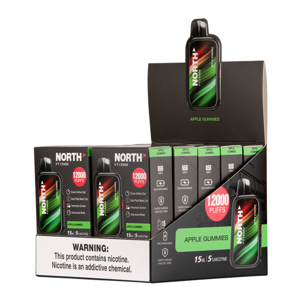 Apple Gummies North FT12000 Vape MiOne Brands