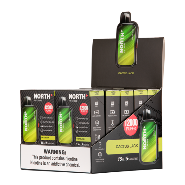 Cactus Jack North FT12000 Vape 10 Pack