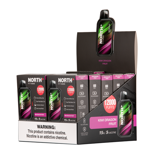 Kiwi Dragon Fruit North FT12000 Vape – Mi-One Brands