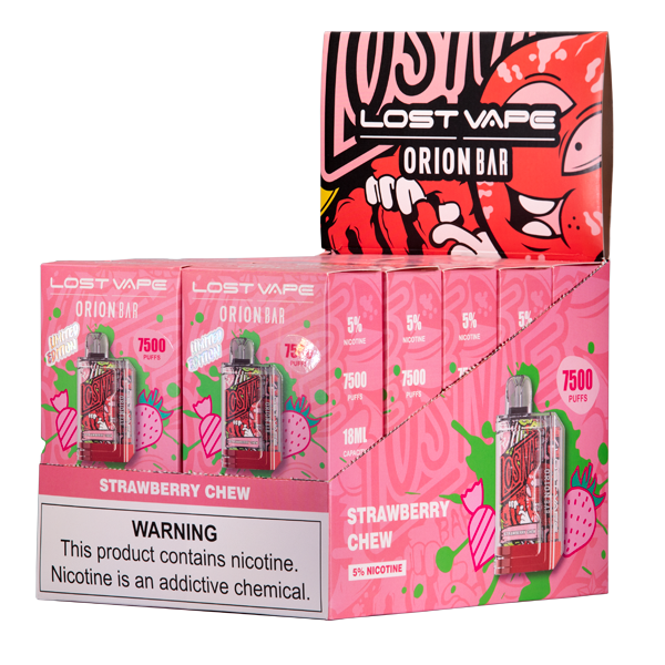 Strawberry Chew Orion Bar Vape 10-Pack