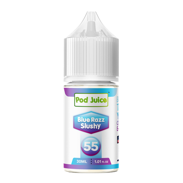 Blue Razz Slushy Nixodine 30ml POD JUICE 55