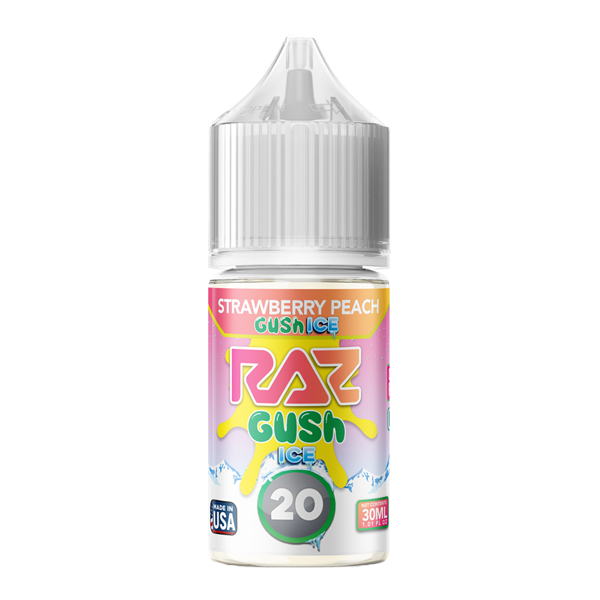 Strawberry Peach Gush Nixodine 30ml RAZ X POD JUICE 20