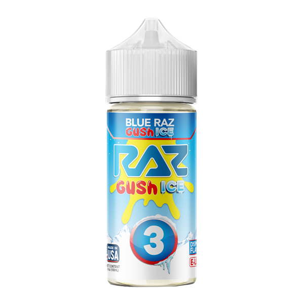 Blue Razz Gush Ice RAZ X POD JUICE Nixodine 100ml GUSH ICE EDITION 3