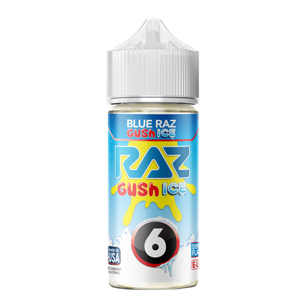 Blue Razz Gush Ice RAZ X POD JUICE Nixodine 100ml GUSH ICE EDITION 6