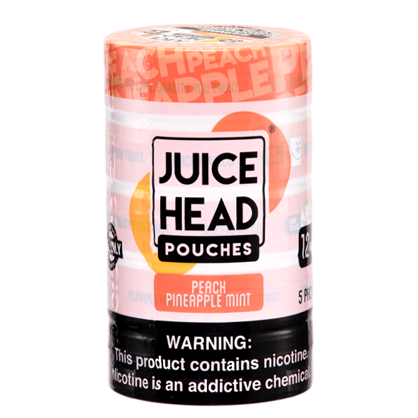 Peach Pineapple Mint Juice Head Nicotine Pouch 12mg 5-Pack