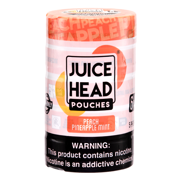Peach Pineapple Mint Juice Head Nicotine Pouch 6mg 5-Pack
