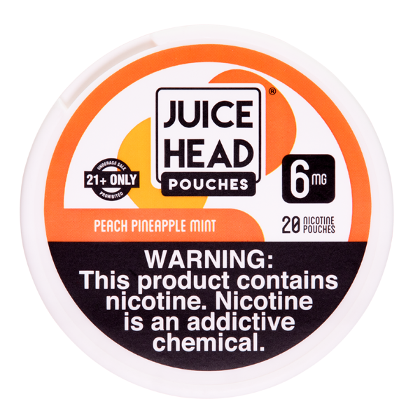 Peach Pineapple Mint Juice Head Nicotine Pouch 6mg