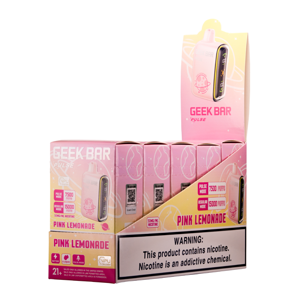 Pink Lemonade Geek Bar Pulse Vape Pink Lemonade Geek Bar Pulse Vape