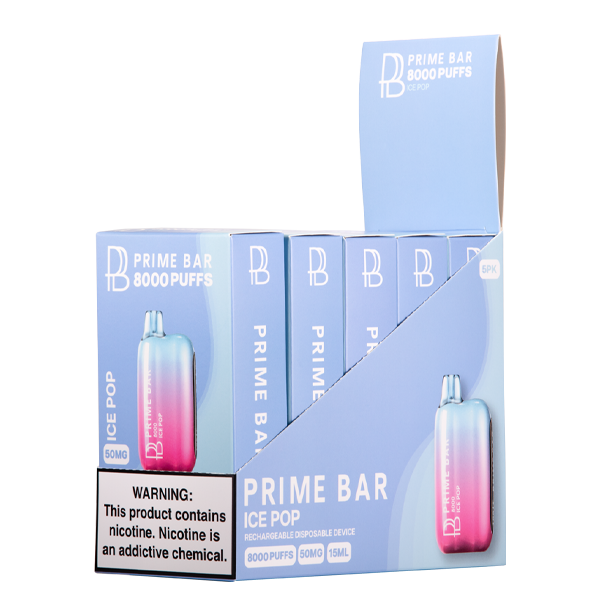 Ice Pop Prime Bar 8000 Vape 5-Pack