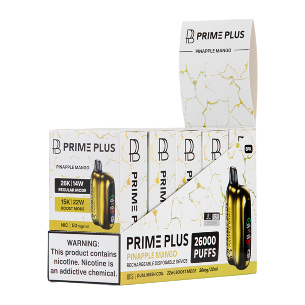 Pineapple Mango PRIME PLUS 26000 5 Pack