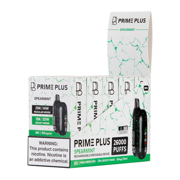 Spearmint PRIME PLUS 26000 5 Pack